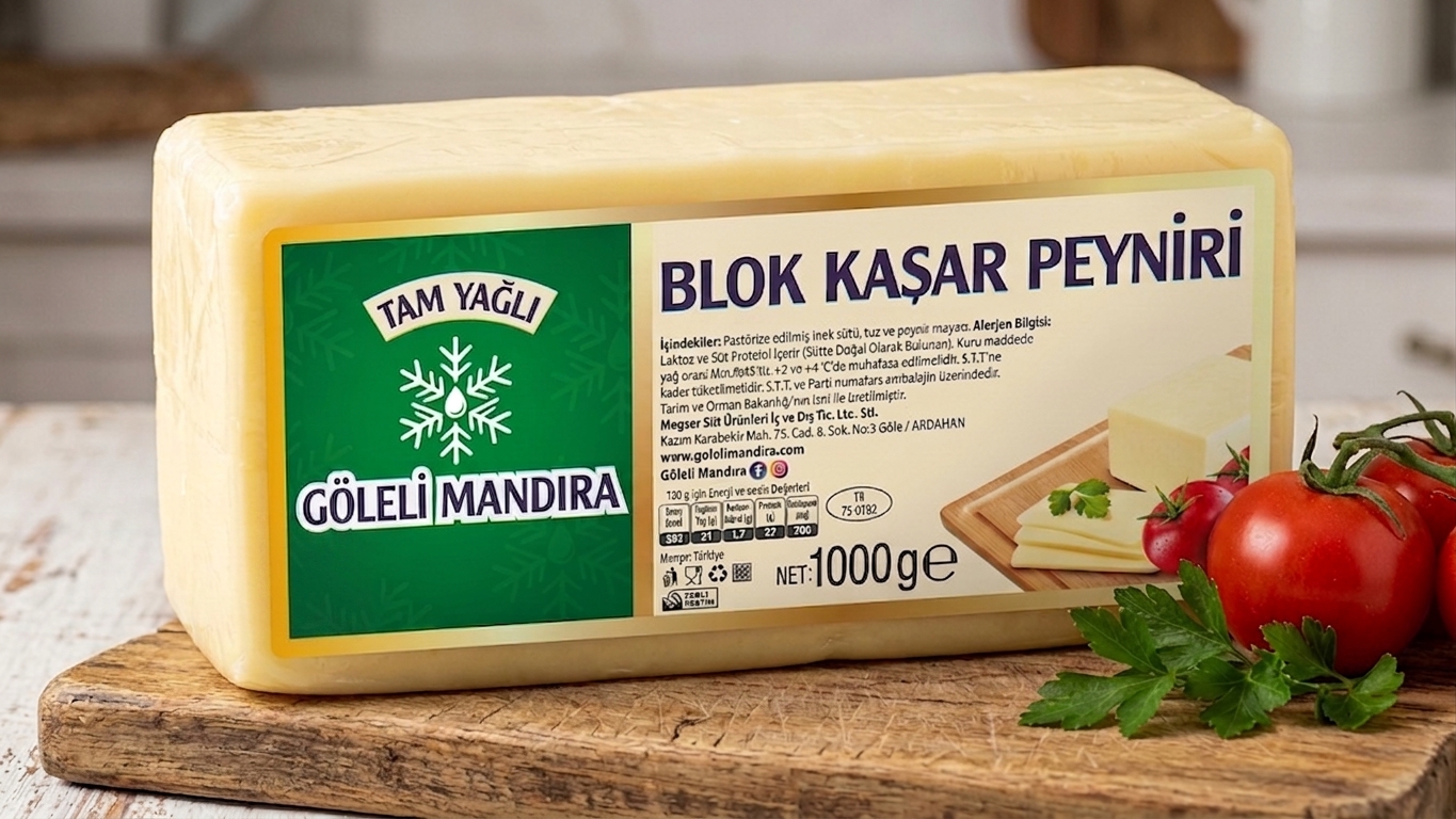 Blok Kaşar 500 g · Vakumlu